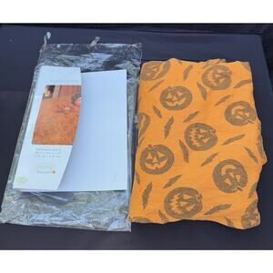Target Home For The Holidays Vintage Pumpkin Halloween 60” By 84” Tablecloth